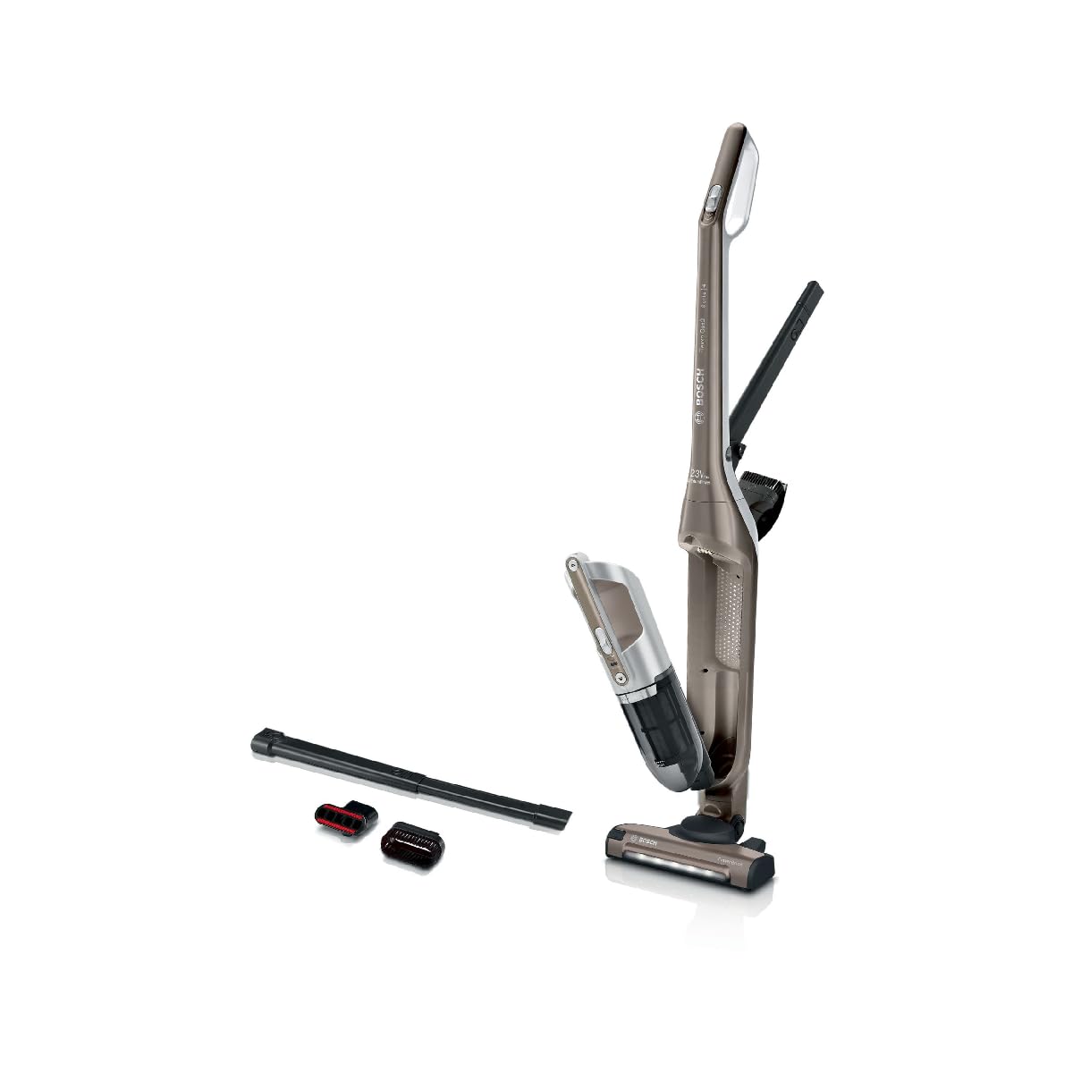 Bosch Electroménager Série 4, BBH3ALL23, aspirateur Balai 2en1 Flexxo, Multifonction, Rechargeable, autonomie de 50 Min, 2 Vitesses, Accessoires Inclu