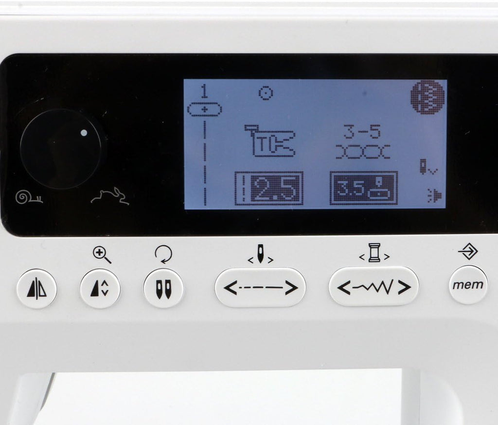 Bernina 4260366210536 Bernette Chicago 7 Machine à coudre et à broder, Blanc