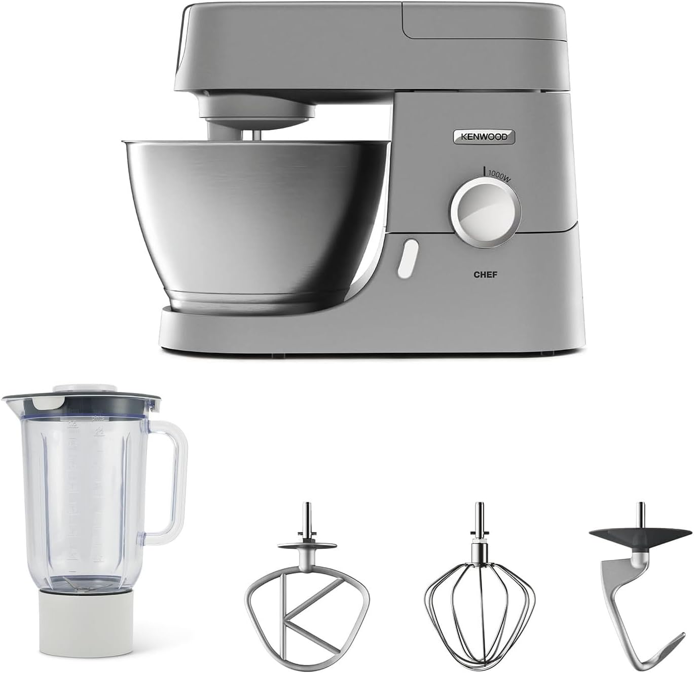 Robot pâtissier KENWOOD Chef KVC3110S - Gris argenté - 1000 W