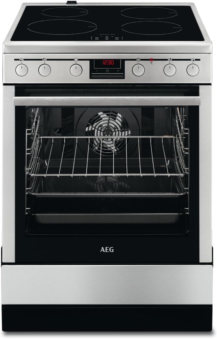 AEG Four 20% Inox Facile à Nettoyer Porte Chariot