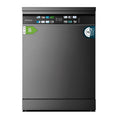 Cecotec Lave-vaisselle 60cm Bolero Aguazero 6700 Dark B Lave-vaisselle foncé, 15 couverts, Classe B, Moteur Inverter Plus, O2 Dry, Lavage Double Zone,