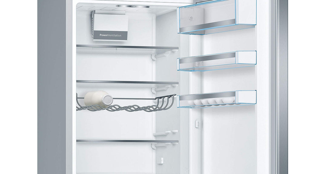 Bosch KGE398IBP - Série 6, Réfrigérateur combiné pose-libre, 201 x 60 cm, Inox anti trace de doigts