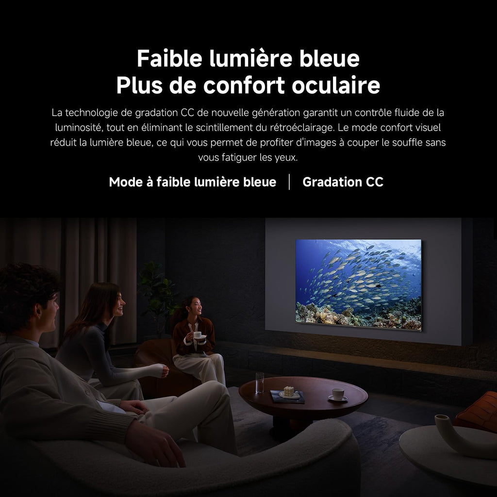 XIAOMI TV F 65, 165 cm (65 Pouces), 4K UHD, Smart TV, Fire TV, Contrôle Vocal Alexa, HDR10, MEMC, Mode Game Boost 120Hz, 2Go+32Go, Compatible avec AirPlay