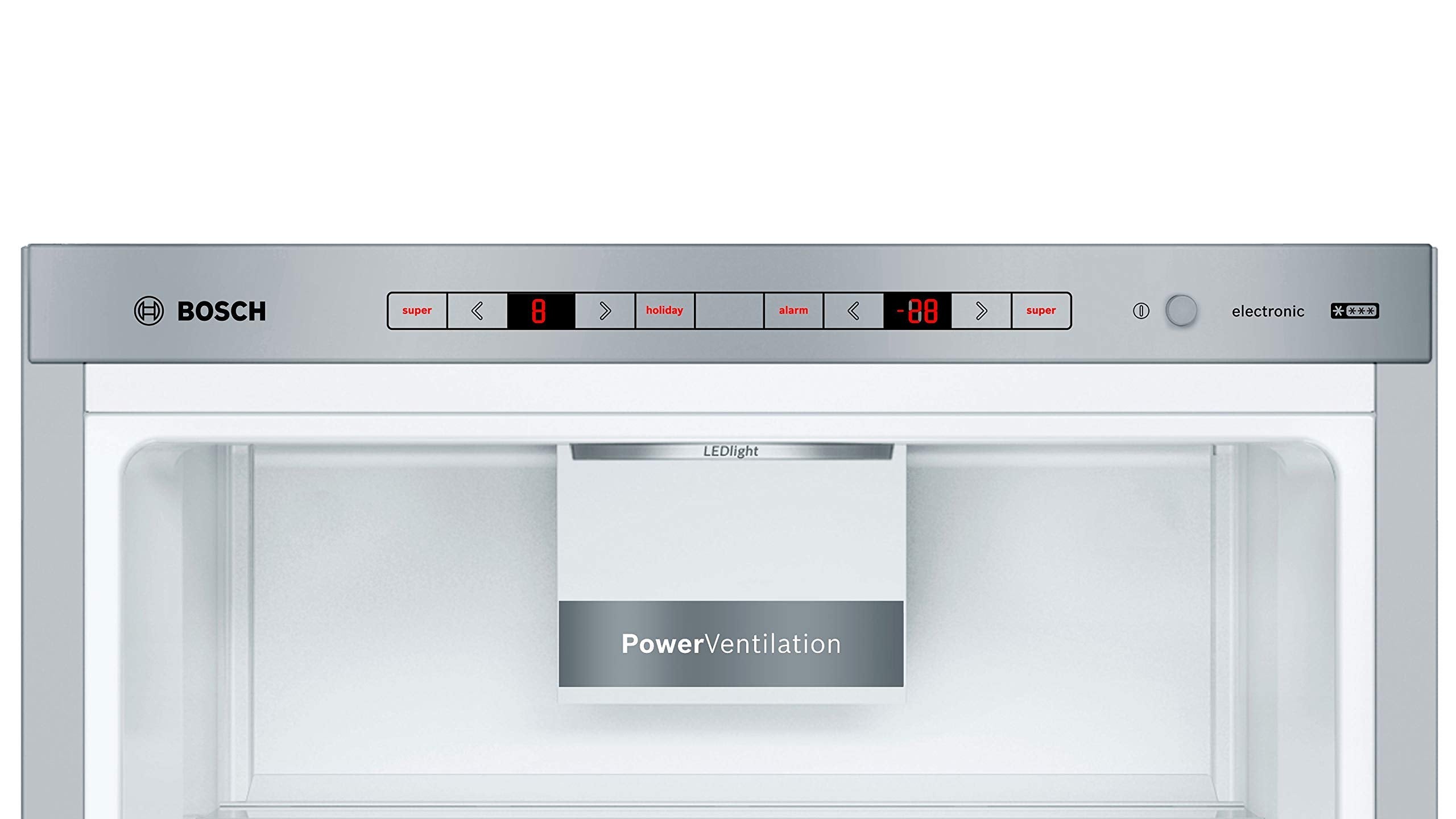 Bosch KGE398IBP - Série 6, Réfrigérateur combiné pose-libre, 201 x 60 cm, Inox anti trace de doigts
