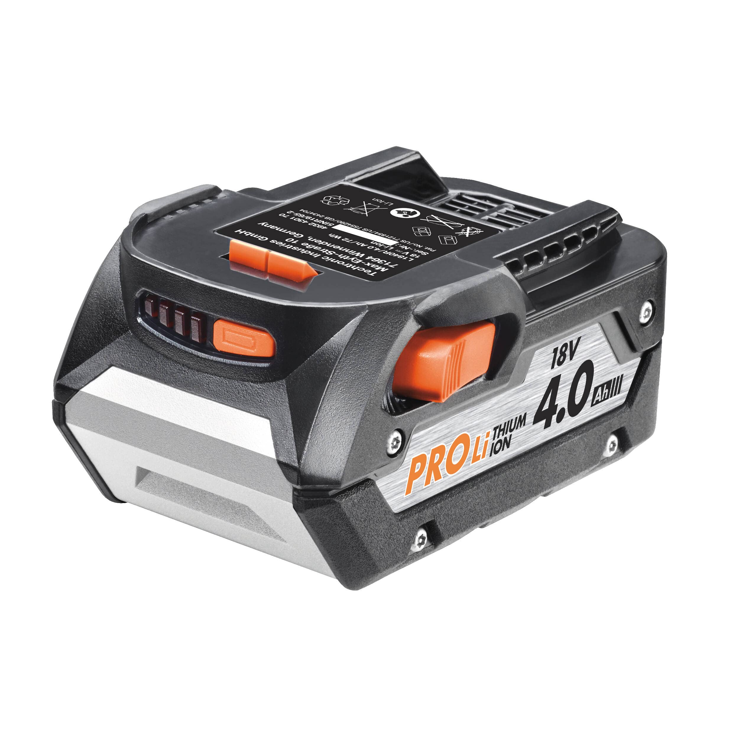 AEG - Pack 3 outils Brushless - Perceuse à percussion 18V, boulonneuse à chocs 18V, meuleuse 125 mm 18V, 2 batteries 4,0 Ah, chargeur, sac de rangement - JP18AA3-402B LK1