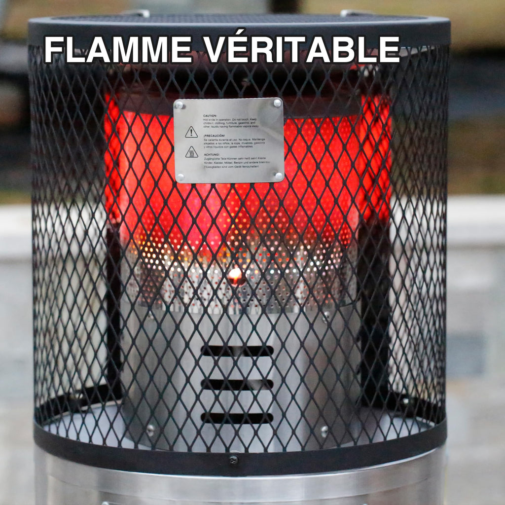 Bali OUTDOORS chauffage de gaz extérieur 7.3kW - Chauffage mobile-Housse de pluie