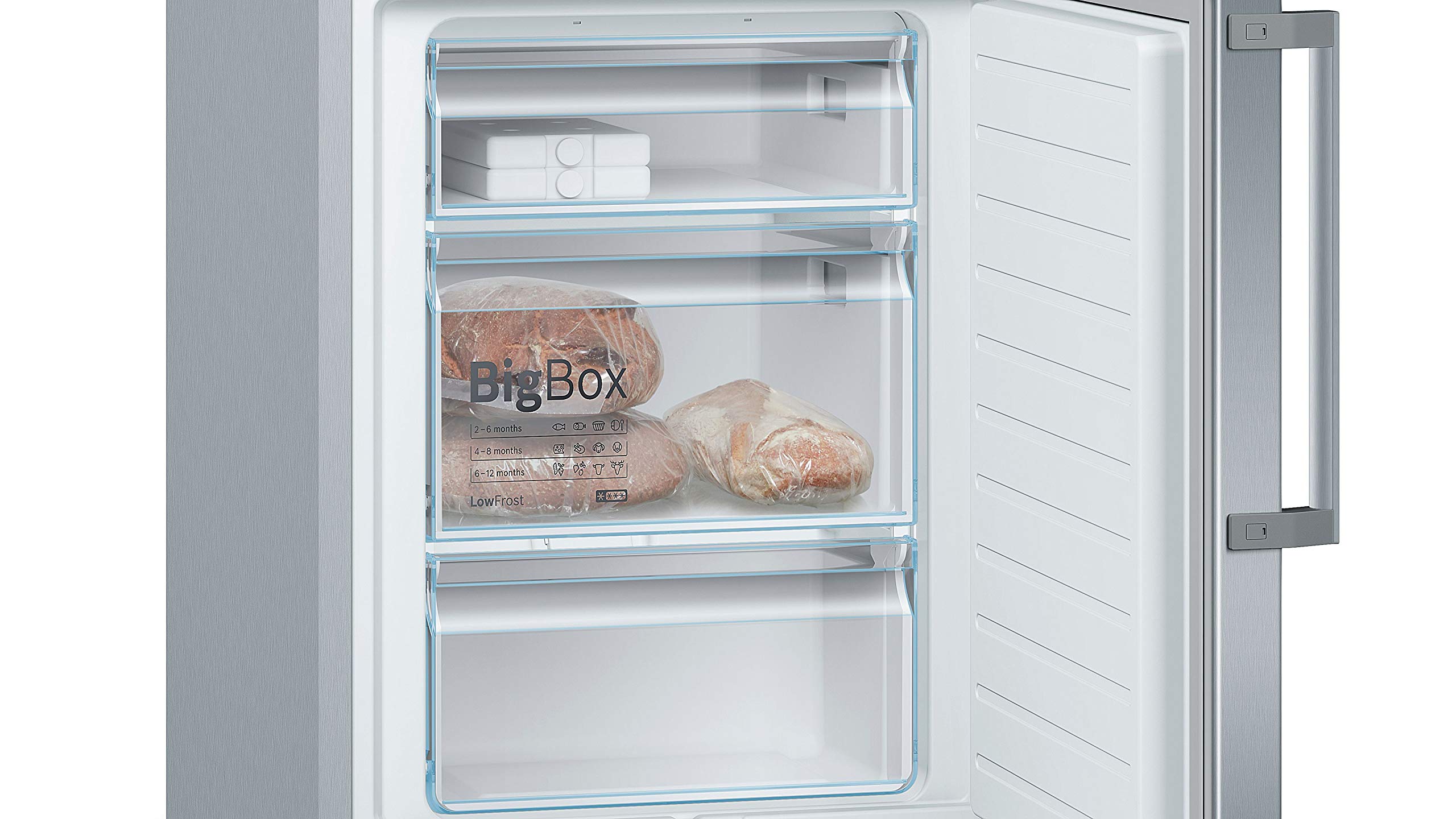 Bosch KGE398IBP - Série 6, Réfrigérateur combiné pose-libre, 201 x 60 cm, Inox anti trace de doigts